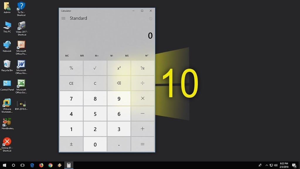 Calculator not working in Windows 10
