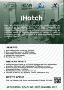 iHatch Startup Incubation Programme 2022 - Apply Here
