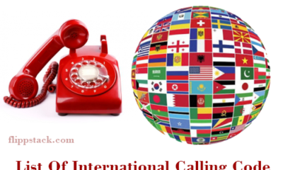 List Of International Calling Code For All Countries