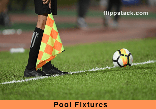 Week 38 Pool Fixtures For Saturday 25th March 2023