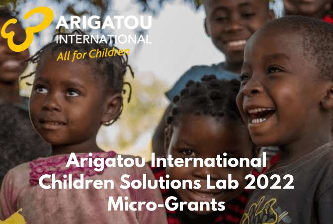Arigatou International Children Solutions Lab 2022 Micro-Grants
