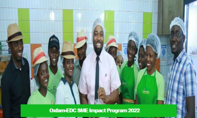 Oxfam-EDC SME Impact Program 2022 for Young Nigerians