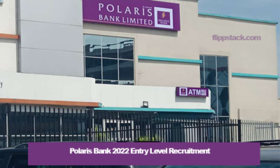 Polaris Bank 2022 Entry Level Recruitment