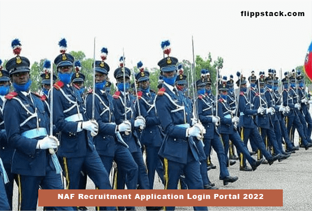 NAF Recruitment Application Login Portal 2022