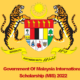 Government Of Malaysia International Scholarship (MIS) 2022