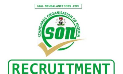 SON Recruitment Application Form 2022/2023