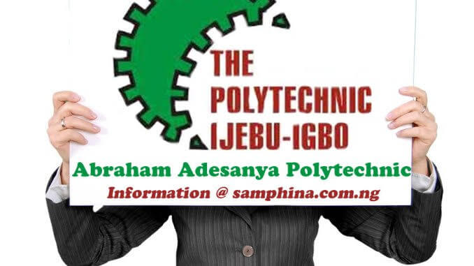 Latest Career Opportunity At Abraham Adesanya Polytechnic