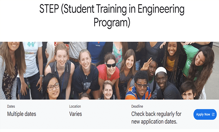 Google Student Training in Engineering Program (STEP) 2023