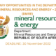 Department Of Mineral Resources And Energy Bursary Opportunity 2023