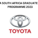 Toyota Graduate Trainee Programme 2023