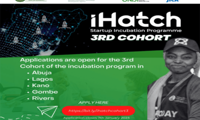 Apply For NITDA 3rd Cohort iHatch Incubation Program