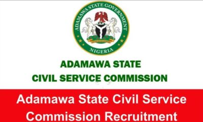 Adamawa State Civil Service Commission Recruitment