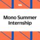 Mono Technologies Internship Programme