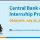 Central Bank Of Kenya Internship Program 2023