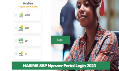 New NASIMS SSP Npower Portal Login 2023 (ssp.nasims.gov.ng)