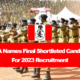 NDLEA Names Final Shortlisted Candidates For 2023 Recruitment