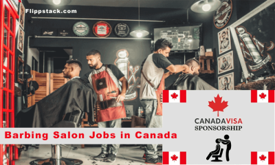 Barbing Salon Jobs in Canada With Visa Sponsorship